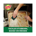 Load image into Gallery viewer, Heavy-duty Scour Pad, 3.8 X 6, Green, 10/carton