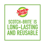 Load image into Gallery viewer, Heavy-duty Scouring Pad, 3.8 X 6, Green, 5/carton