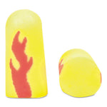 Load image into Gallery viewer, E-a-rsoft Blasts Earplugs, Cordless, Foam, Yellow Neon/red Flame, 200 Pairs/box