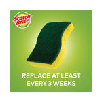Load image into Gallery viewer, Heavy-duty Scrub Sponge, 4.5 X 2.7, 0.6" Thick, Yellow/green, 6/pack