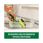 Load image into Gallery viewer, Soap-dispensing Dishwand Sponge Refills, 2.9 X 2.2, Green, 2/pack