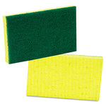 Load image into Gallery viewer, Medium-duty Scrubbing Sponge, 3.6 X 6.1, 0.7" Thick, Yellow/green, 20/carton