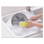 Load image into Gallery viewer, Heavy-duty Scrub Sponge, 4.5 X 2.7, 0.6" Thick, Yellow/green, 3/pack