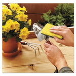 Load image into Gallery viewer, Heavy-duty Scrub Sponge, 4.5 X 2.7, 0.6" Thick, Yellow/green, 3/pack