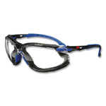 Load image into Gallery viewer, Solus 1000 Series Safety Glasses, Black/blue Plastic Frame, Clear Polycarbonate Lens