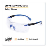 Load image into Gallery viewer, Solus 1000 Series Safety Glasses, Blue Plastic Frame, Clear Polycarbonate Lens