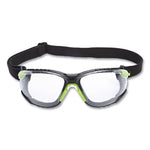 Load image into Gallery viewer, Solus 1000-series Safety Glasses, Green Plastic Frame, Clear Polycarbonate Lens