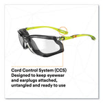Load image into Gallery viewer, Solus Ccs Series Protective Eyewear, Green Plastic Frame, Clear Polycarbonate Lens