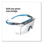 Load image into Gallery viewer, Securefit Protective Eyewear, 3700 Otg Series, Blue Plastic Frame, Clean Polycarbonate Lens