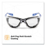 Load image into Gallery viewer, Ccs Protective Eyewear With Foam Gasket, +1.5 Diopter Strength, Blue Plastic Frame, Clear Polycarbonate Lens