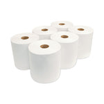 Load image into Gallery viewer, Morsoft Universal Roll Towels, 1-ply, 8" X 700 Ft, White, 6 Rolls/carton
