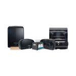 Load image into Gallery viewer, Valay Plastic Mini Jumbo Bath Tissue Dispenser, Two Rolls, 9.75 X 15.87 X 5.25, Black