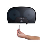 Load image into Gallery viewer, Morsoft Plastic Small Core Tissue Dispenser, 5.4 X 8.51 X 13.55, Black