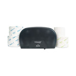 Load image into Gallery viewer, Morsoft Plastic Small Core Tissue Dispenser, 5.4 X 8.51 X 13.55, Black