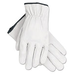 Load image into Gallery viewer, Grain Goatskin Driver Gloves, White, X-large, 12 Pairs