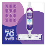 Load image into Gallery viewer, Powermop Starter Kit, 15.4 X 5.3 White/purple Cloth Head, 26" Silver Aluminum Handle
