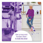 Load image into Gallery viewer, Powermop Starter Kit, 15.4 X 5.3 White/purple Cloth Head, 26" Silver Aluminum Handle