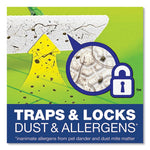 Load image into Gallery viewer, Sweeper Mop, 10 X 4.8 White Cloth Head, 46" Green/silver Aluminum/plastic Handle, 3/carton