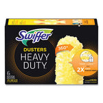 Load image into Gallery viewer, Heavy Duty Dusters Refill, Dust Lock Fiber, Yellow, 6/box, 4 Boxes/carton