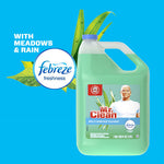Load image into Gallery viewer, Multipurpose Cleaning Solution With Febreze, 128 Oz Bottle, Meadows And Rain Scent