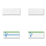 Load image into Gallery viewer, Sweeper Mop, 10 X 4.8 White Cloth Head, 46" Silver/green Aluminum/plastic Handle