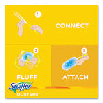 Load image into Gallery viewer, Dusters Starter Kit, Dust Lock Fiber, 6" Handle, Blue/yellow, Gain Scent