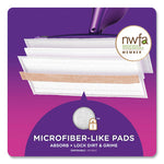 Load image into Gallery viewer, Wetjet System Wood Mopping Pad, 5.4 X 11.3, White, 20/pack