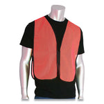 Load image into Gallery viewer, Hook And Loop Safety Vest, One Size Fits Most, Hi-viz Orange