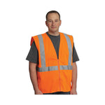 Load image into Gallery viewer, Ansi Class 2 Hook And Loop Safety Vest, 2x-large, Hi-viz Orange