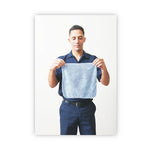 Load image into Gallery viewer, Microfiber Cleaning Cloths, 12 X 12, Blue, 24/pack