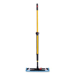 Load image into Gallery viewer, Pulse Microfiber Spray Mop System, 17" Wide Microfiber Head, 52" Yellow Plastic Handle