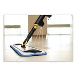 Load image into Gallery viewer, Pulse Microfiber Spray Mop System, 17" Wide Microfiber Head, 52" Yellow Plastic Handle
