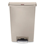 Load image into Gallery viewer, Streamline Resin Step-on Container, Front Step Style, 24 Gal, Polyethylene, Beige