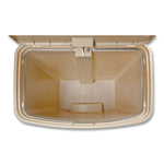 Load image into Gallery viewer, Streamline Resin Step-on Container, Front Step Style, 24 Gal, Polyethylene, Beige