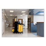 Load image into Gallery viewer, Vinyl Cleaning Cart Bag, 34 Gal, 17.5" X 33", Yellow