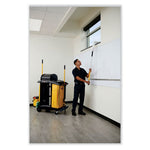 Load image into Gallery viewer, Vinyl Cleaning Cart Bag, 34 Gal, 17.5" X 33", Yellow