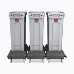 Load image into Gallery viewer, Slim Jim Resin Trainable Dolly, 120 Lb Capacity, 23.86 X 14.71 X 8.36, Black