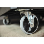 Load image into Gallery viewer, Heavy Duty Adaptable Utility Cart, Plastic, 2 Shelves, 500 Lb Capacity, 25.2" X 51.5" X 36", Black