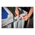 Load image into Gallery viewer, Slim Jim Recycling Station Kit, 2-stream Landfill/mixed Recycling, 46 Gal, Plastic, Blue/gray