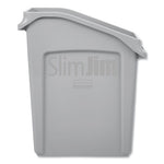 Load image into Gallery viewer, Slim Jim Under-counter Container, 13 Gal, Polyethylene, Gray