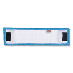 Load image into Gallery viewer, Adaptable Flat Mop Pads, Microfiber, 19.5 X 5.5, Blue