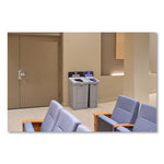 Load image into Gallery viewer, Slim Jim Recycling Station 1-stream, Landfill Recycling Station, 33 Gal, Resin, Gray