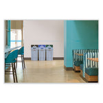 Load image into Gallery viewer, Slim Jim Recycling Station 1-stream, Mixed Recycling Station, 33 Gal, Resin, Gray