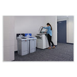 Load image into Gallery viewer, Slim Jim Recycling Station 1-stream, Mixed Recycling Station, 33 Gal, Resin, Gray