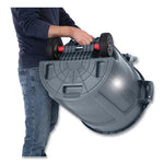 Load image into Gallery viewer, Vented Wheeled Brute Container, 32 Gal, Plastic, Gray