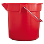 Load image into Gallery viewer, Brute Round Utility Pail, 14 Qt, Plastic, Red, 12" Dia