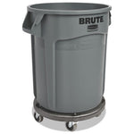 Load image into Gallery viewer, Vented Round Brute Container, 20 Gal, Plastic, Gray
