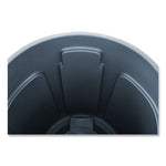 Load image into Gallery viewer, Vented Round Brute Container, 32 Gal, Plastic, Gray