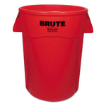 Load image into Gallery viewer, Vented Round Brute Container, 44 Gal, Plastic, Red