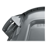 Load image into Gallery viewer, Vented Round Brute Container, 55 Gal, Plastic, Gray